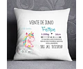 Plantillas Sublimación Almohadón Bebé Unicornios / Edit Ppt
