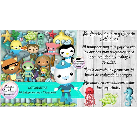 Papeles Fondos Y Cliparts Imagenes Png Octonautas