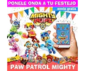 Kit Imprimible Paw Patrol Mighty Pups Patrulla Canina