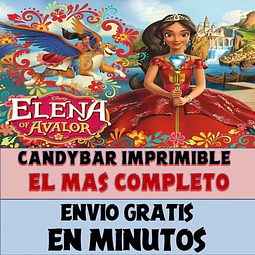 Kit Imprimible Candy Bar Elena De Avalor El Mas Completo