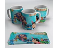 Kit Diseños Plantillas Tazas Infantiles Disney Día Del Niño