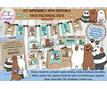 Kit Imprimible Candy Bar Osos Escandalosos 100% Editable