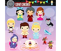 Pack Imágenes Hd Clipart Cenicienta + Vectores + Regalo