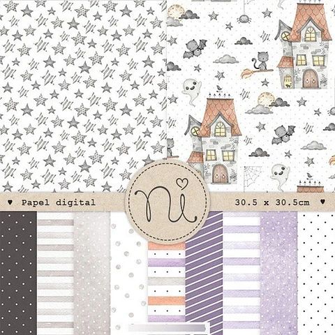 Papeles E Imagenes Cliparts Png Digitales Halloween Acuarela