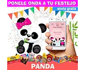 Kit Imprimible Osito Panda Editable