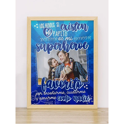 Plantillas Para Cuadros Día Del Padre / Editables Psd