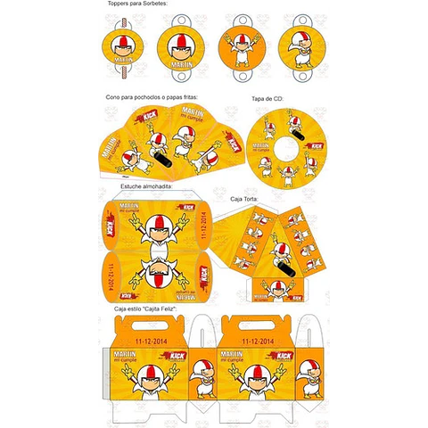 Kit Imprimible Kick Buttowski Editable