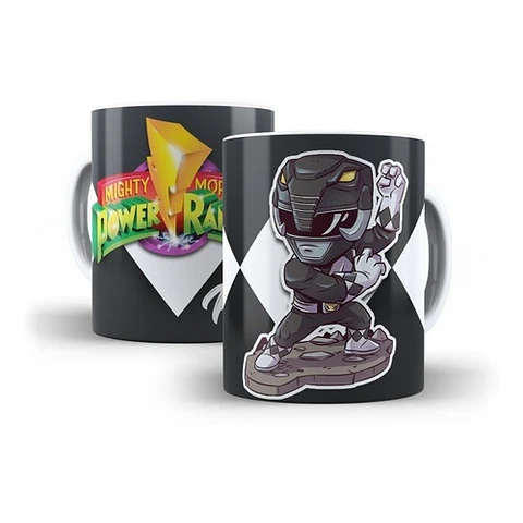 Kit Diseños Plantillas Tazas Power Rangers Sublimación