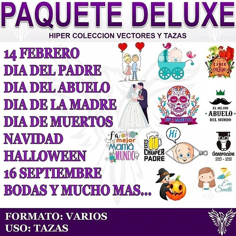 Vectores Plantillas Leyendas Frases Dias Especiales Regalos