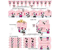 Kit Imprimible Osito Panda Editable