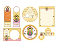 Kit Imprimible Virgencitas Porfis Comunión Bautismo Editable