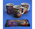 Kit Diseños Plantillas Tazas King Fighters Chibi Sublimación