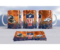 Plantillas Sublimación Tazas - Nfl Fútbol Americano