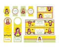 Kit Imprimible Virgencitas Porfis Comunión Bautismo Editable