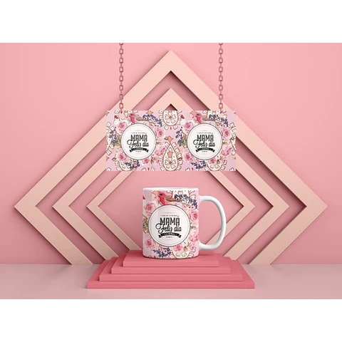 Diseños Plantillas Para Tazas Día De La Madre Sublimación 