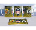 Plantillas Sublimación Tazas - Nfl Fútbol Americano