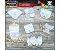 Kit Imprimible Candy Bar Baby Shower Elefante Bebe Nene Full