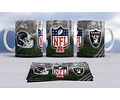 Plantillas Sublimación Tazas - Nfl Fútbol Americano