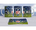 Plantillas Sublimación Tazas - Nfl Fútbol Americano
