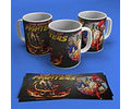 Kit Diseños Plantillas Tazas King Fighters Chibi Sublimación