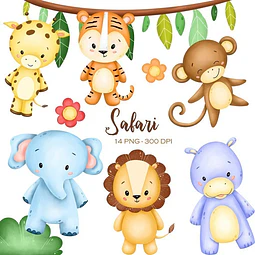 Cliparts Imagenes Png Animales De La Selva Safari Is37