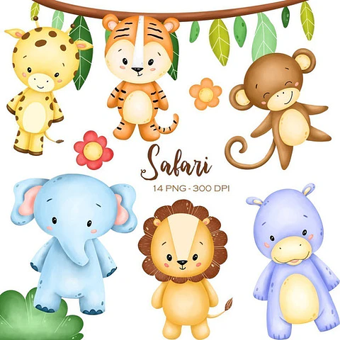 Cliparts Imagenes Png Animales De La Selva Safari Is37