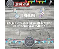 Pack Imágenes Hd Clipart Mar Tierna Sirena Sirenita Caperuza