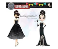 Pack Imagenes Clipart Audrey Hepburn + Regalo A1