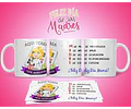 Diseños Plantillas Para Tazas Día De La Madre Sublimación M3