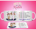 Diseños Plantillas Para Tazas Día De La Madre Sublimación M3