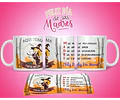 Diseños Plantillas Para Tazas Día De La Madre Sublimación M3