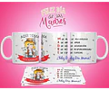 Diseños Plantillas Para Tazas Día De La Madre Sublimación M3