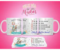 Diseños Plantillas Para Tazas Día De La Madre Sublimación M3