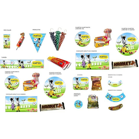 Kit Imprimible Candy Bar Zou El Mas Completo