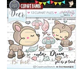 Pack Imágenes Clipart Bambi Cervatillo Honguito Caperuza