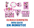 Kit Imprimible Candy Bar Minnie Rosa El Mas Completo