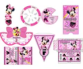 Kit Imprimible Candy Bar Minnie Rosa El Mas Completo