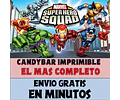 Kit Imprimible Candy Bar Marvel Squad Héroes El Mas Completo