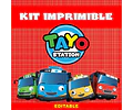Kit Imprimible Tayo El Pequeño Autobús 100% Editable