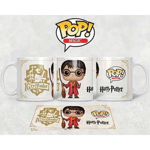 Diseños Plantillas Tazas Harry Potter Funko Sublimación M3