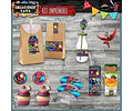 Kit Imprimible Candy Bar Marvel Squad Héroes El Mas Completo
