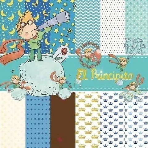 Kit El Principito Clipart Png Y Papeles Digitales