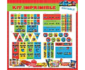 Kit Imprimible Tayo El Pequeño Autobús 100% Editable