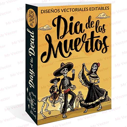 Día De Los Muertos Diseños En Vectores Editables Imprimibles