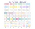 Colección Lluvia De Amor Clipart Png + Papeles Digitales