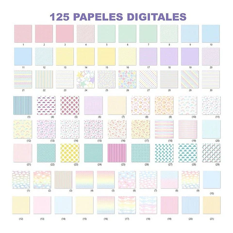 Colección Lluvia De Amor Clipart Png + Papeles Digitales