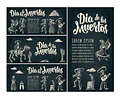 Día De Los Muertos Diseños En Vectores Editables Imprimibles