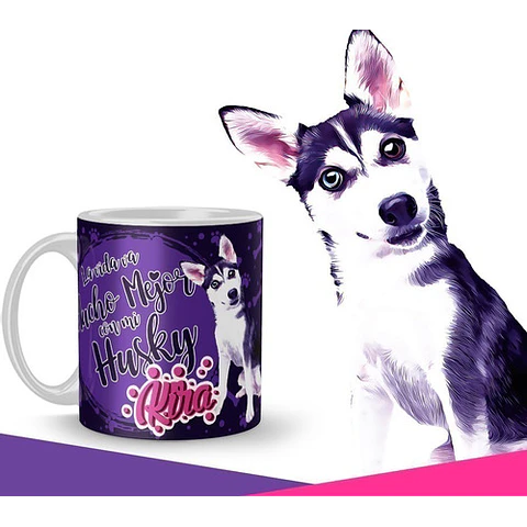 Plantillas Sublimación Tazas - Mascotas Perros