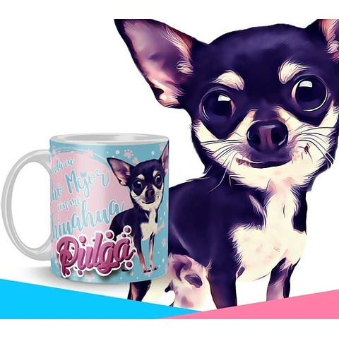 Plantillas Sublimación Tazas - Mascotas Perros