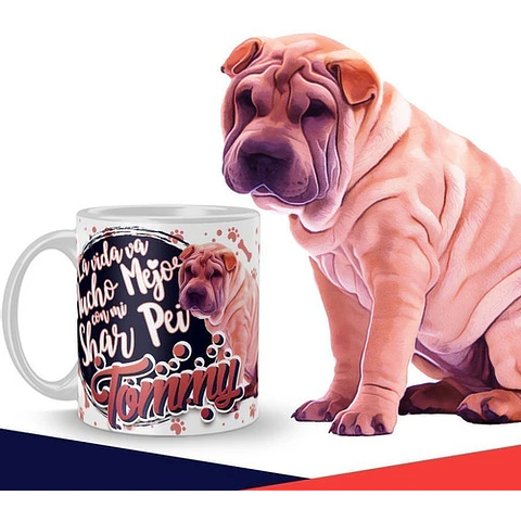 Plantillas Sublimación Tazas - Mascotas Perros